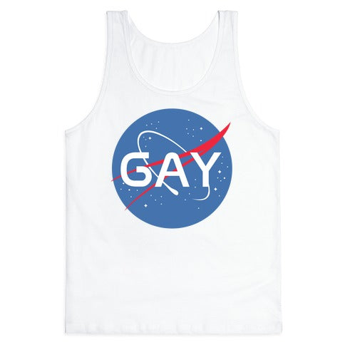 Gay Nasa Parody Tank Top